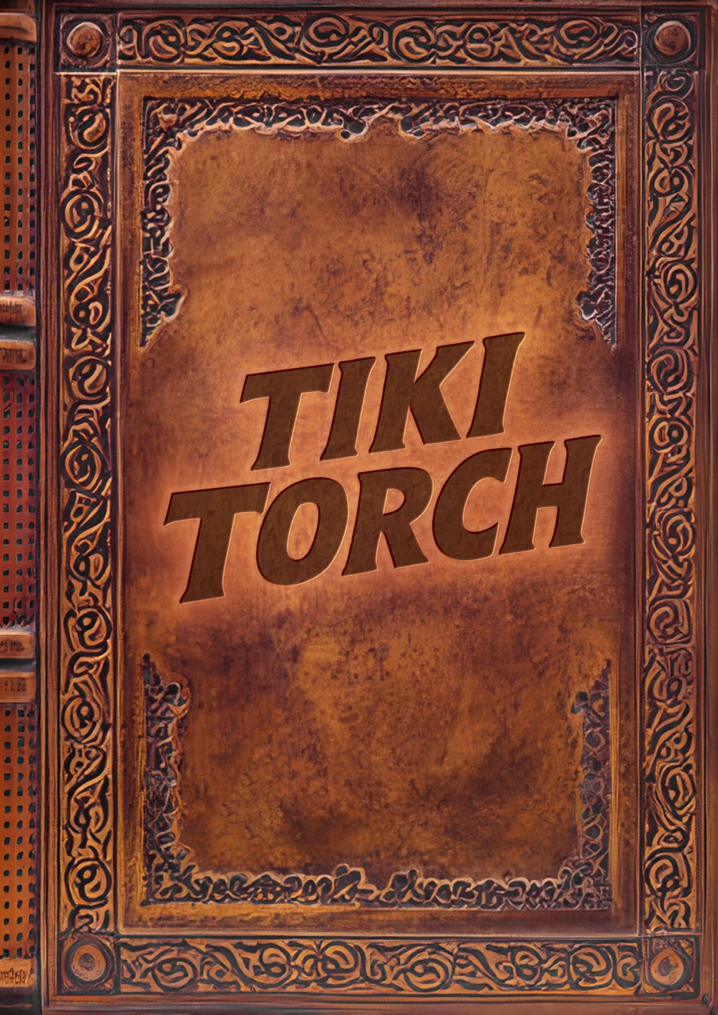 Tiki Torch menu cover