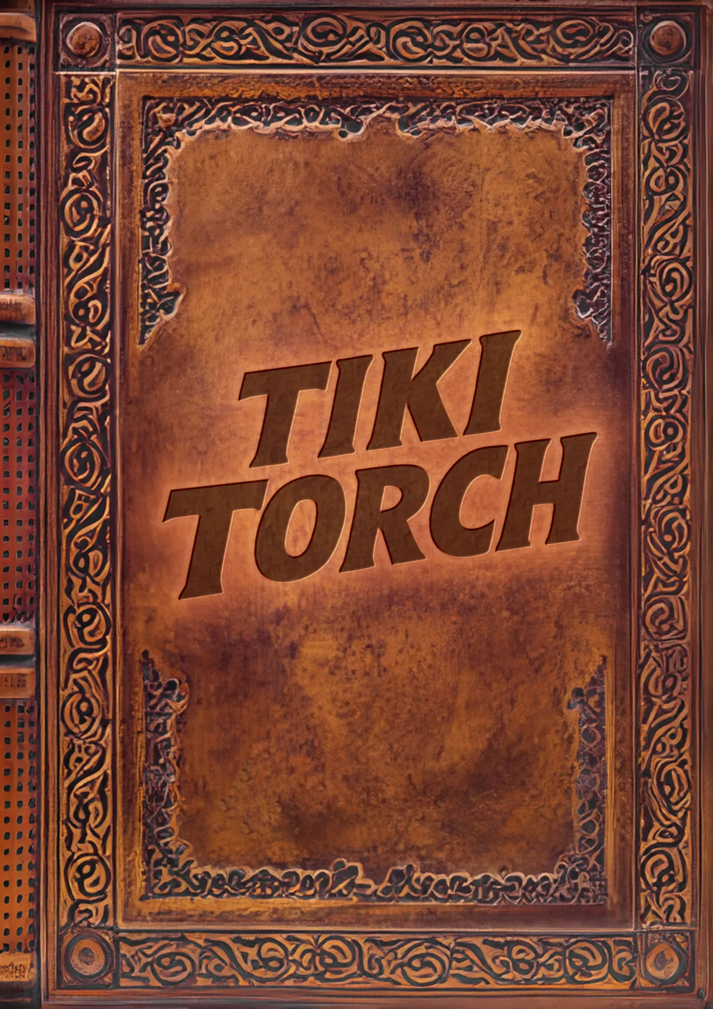 Tiki Torch menu cover